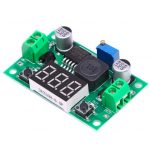 HR0214-84A LM2596S DC to DC Buck Converter Adjustable Power Supply Step Down Module With Led Voltmeter